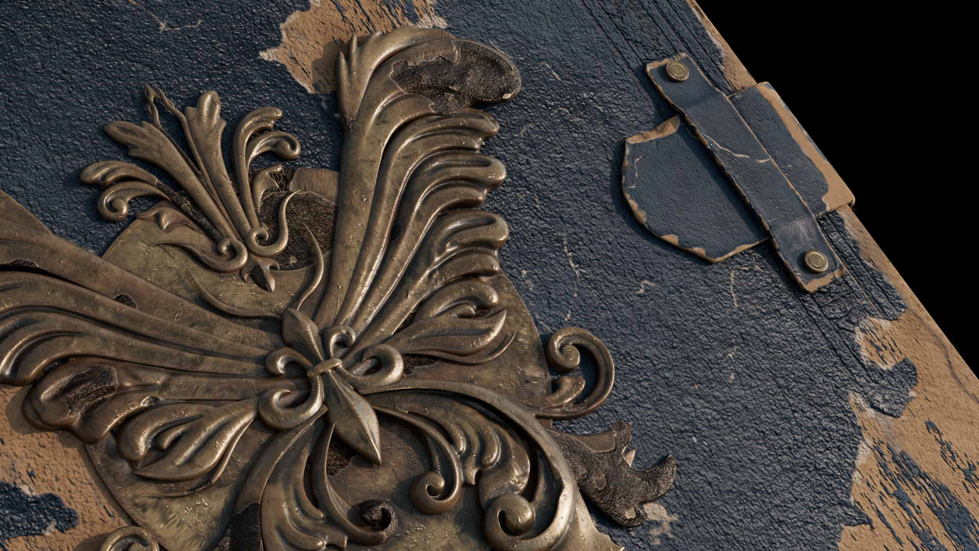 Old Book Closeup Image